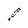 Brother M-K221BZ nastro per etichettatrice Nero su bianco