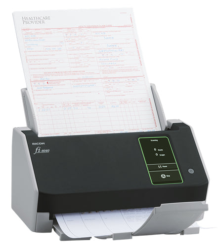 Ricoh fi-8040 ADF + scanner ad alimentazione manuale 600 x 600 DPI A4 Nero, Grigio