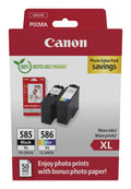 Canon PG-585XL/CL-586 PVP cartuccia d'inchiostro 2 pz Originale Resa elevata (XL) Nero, Ciano, Magenta, Giallo