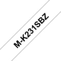 Brother M-K231SBZ nastro per etichettatrice Nero su bianco