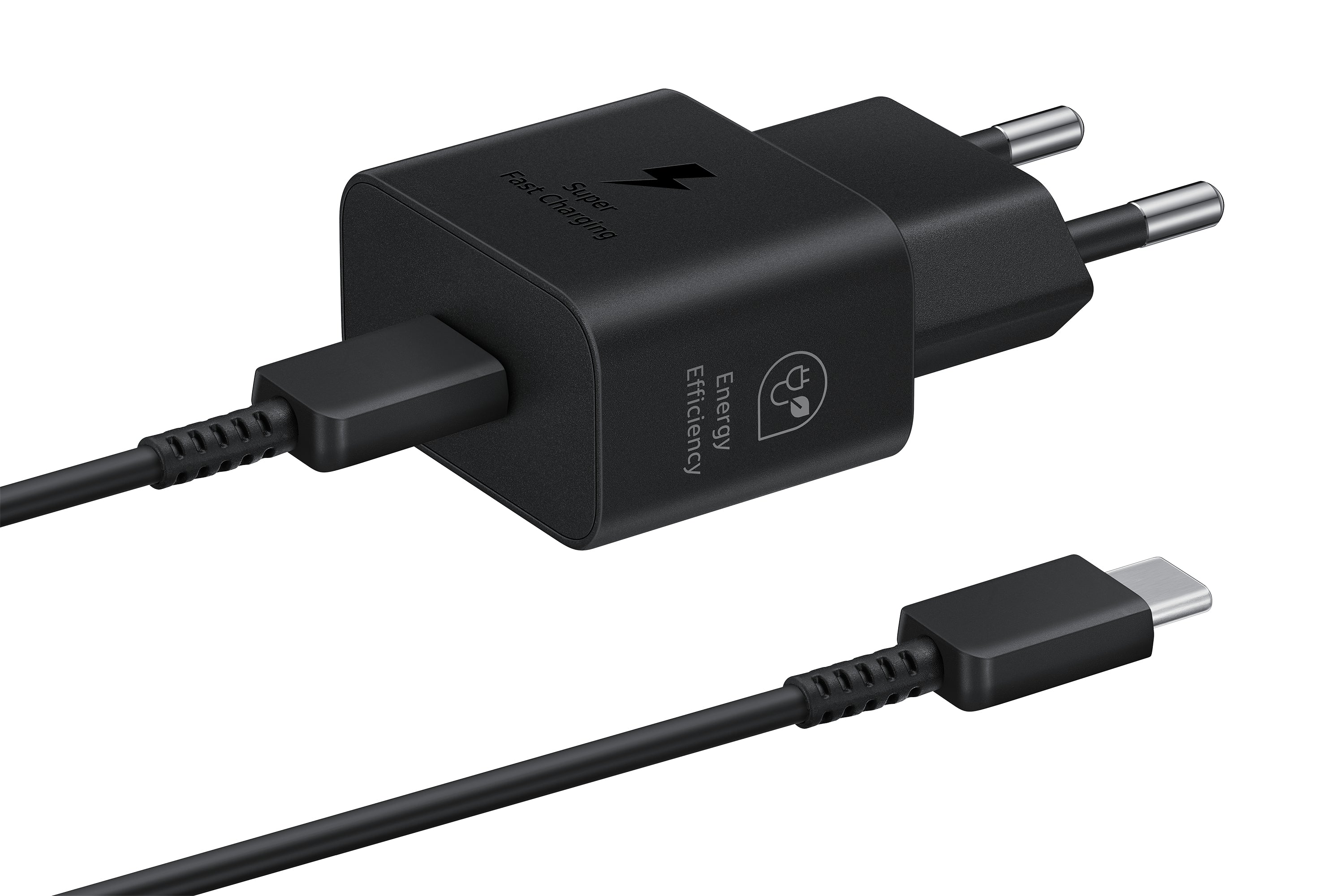Samsung Caricabatterie Super Fast Charging (25W) con cavo da USB Type-C a USB Type-C