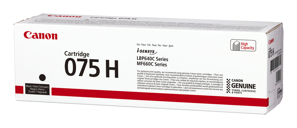 Canon 075 H cartuccia toner 1 pz Originale Nero