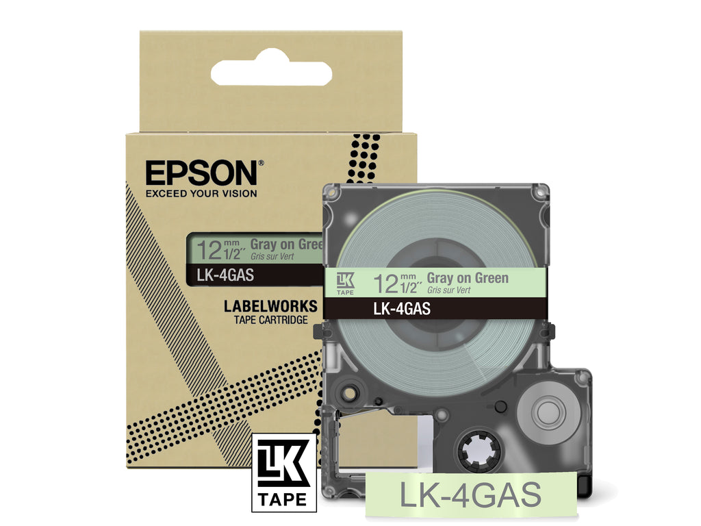 Epson LK-4GAS Grigio, Verde chiaro
