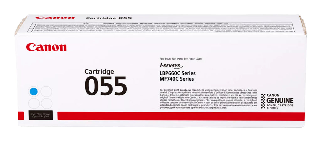 Canon 055 cartuccia toner 1 pz Originale Ciano