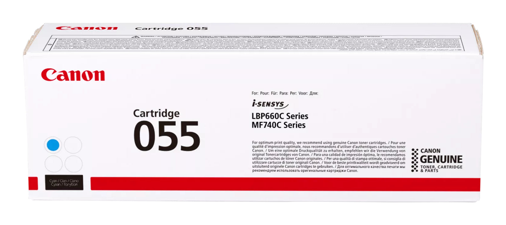Canon 055 cartuccia toner 1 pz Originale Ciano