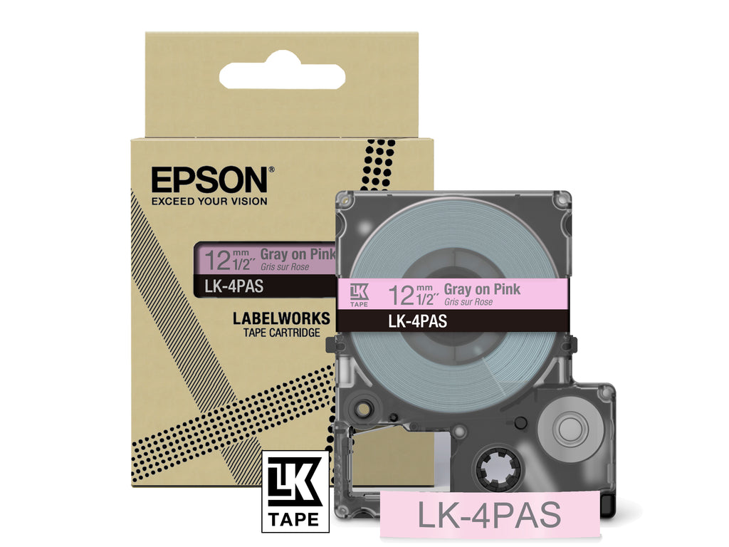 Epson LK-4PAS Grigio, Rosa