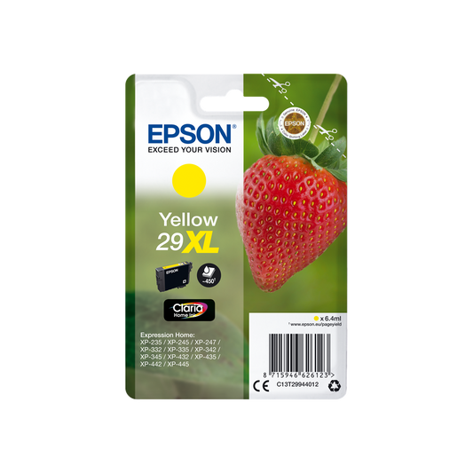 ORIGINAL Epson Cartuccia d'inchiostro giallo C13T29944012 29 XL ~450 Seiten 6,4ml XL