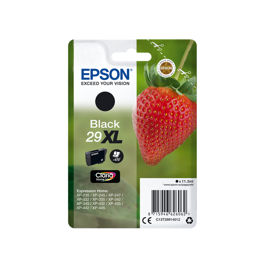 ORIGINAL Epson Cartuccia d'inchiostro nero C13T29914012 29 XL ~470 Seiten XL