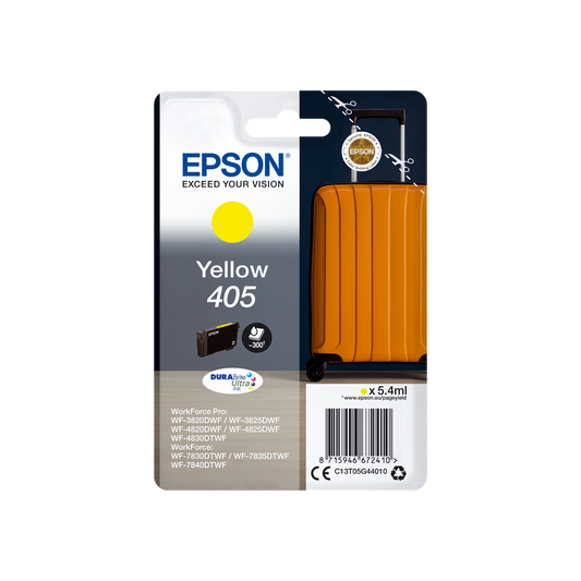 ORIGINAL Epson Cartuccia d'inchiostro giallo C13T05G44010 405 ~300 Seiten 5,4ml