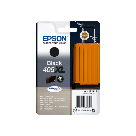 ORIGINAL Epson Cartuccia d'inchiostro nero C13T05H14010 405 XL ~1100 Seiten 18,9ml