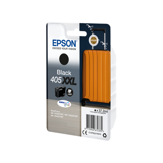 ORIGINAL Epson Cartuccia d'inchiostro nero C13T02J14010 405 XXL ~2200 Seiten 37,2ml