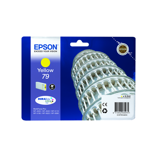 ORIGINAL Epson Cartuccia d'inchiostro giallo C13T79144010 79 ~800 Seiten 6,5ml 79