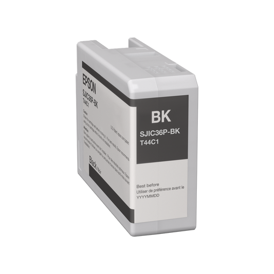 ORIGINAL Epson Cartuccia d'inchiostro nero C13T44C140 SJIC36P-K 80ml