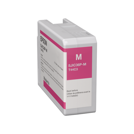 ORIGINAL Epson Cartuccia d'inchiostro magenta C13T44C340 SJIC36P-M 80ml