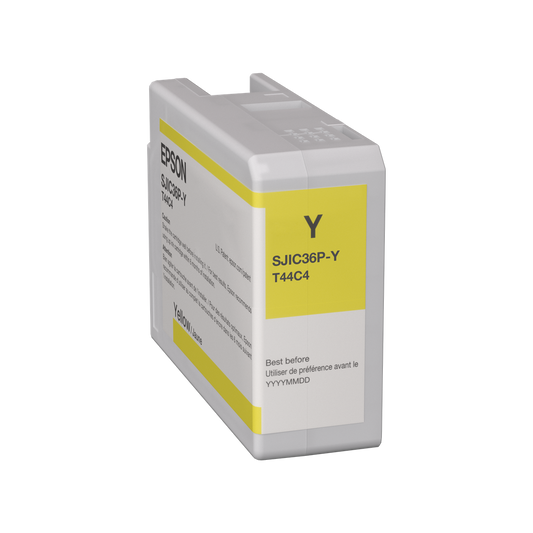 ORIGINAL Epson Cartuccia d'inchiostro giallo C13T44C440 SJIC36P-Y 80ml