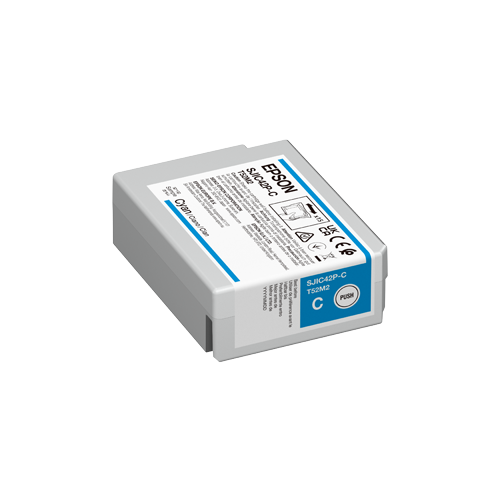 ORIGINAL Epson Cartuccia d'inchiostro ciano C13T52M240 SJIC42P-C 50ml