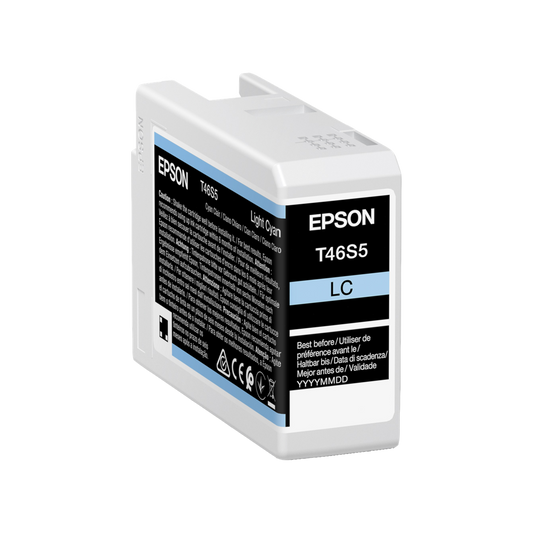 ORIGINAL Epson Cartuccia d'inchiostro ciano (chiaro) C13T46S500 T46S5 25ml