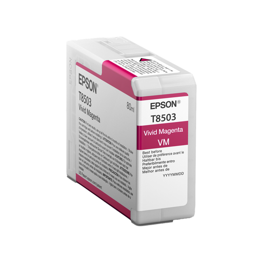 ORIGINAL Epson Cartuccia d'inchiostro magenta C13T85030N T8503 80ml