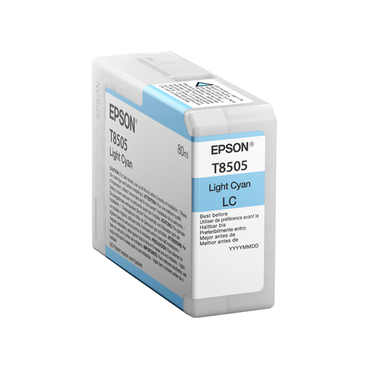 ORIGINAL Epson Cartuccia d'inchiostro ciano (chiaro) C13T850500 T8505 80ml