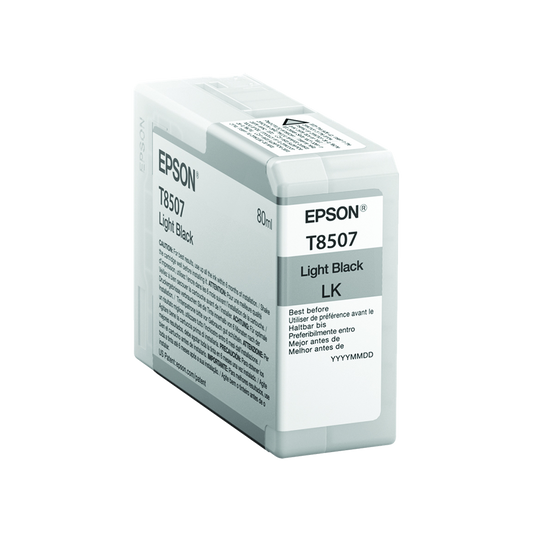 ORIGINAL Epson Cartuccia d'inchiostro nero C13T850700 T8507 80ml