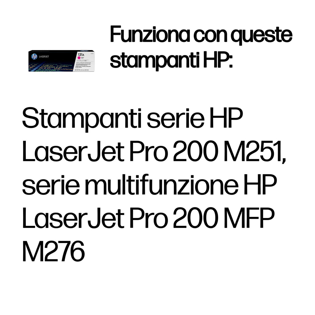 HP Cartuccia Toner originale magenta LaserJet 131A