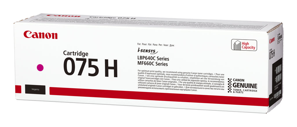Canon 075 H cartuccia toner 1 pz Originale Magenta