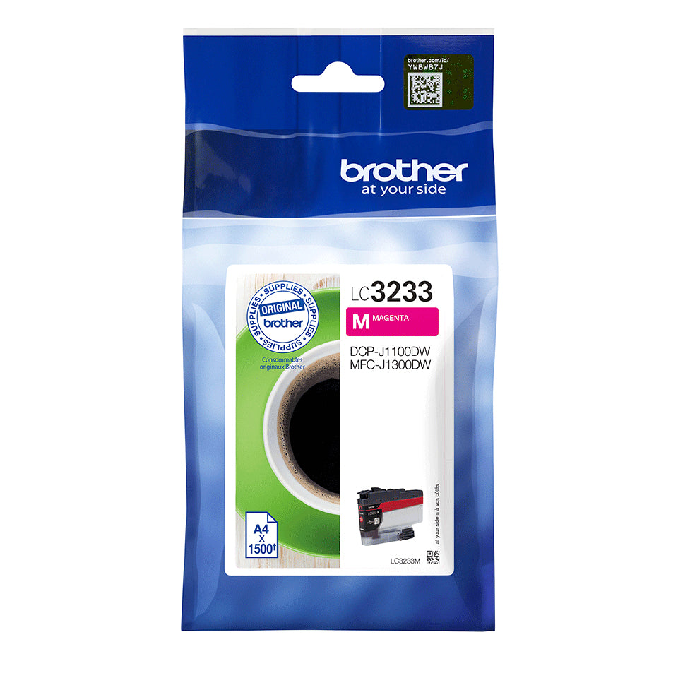 Brother LC3233M cartuccia d'inchiostro 1 pz Originale Resa standard Magenta