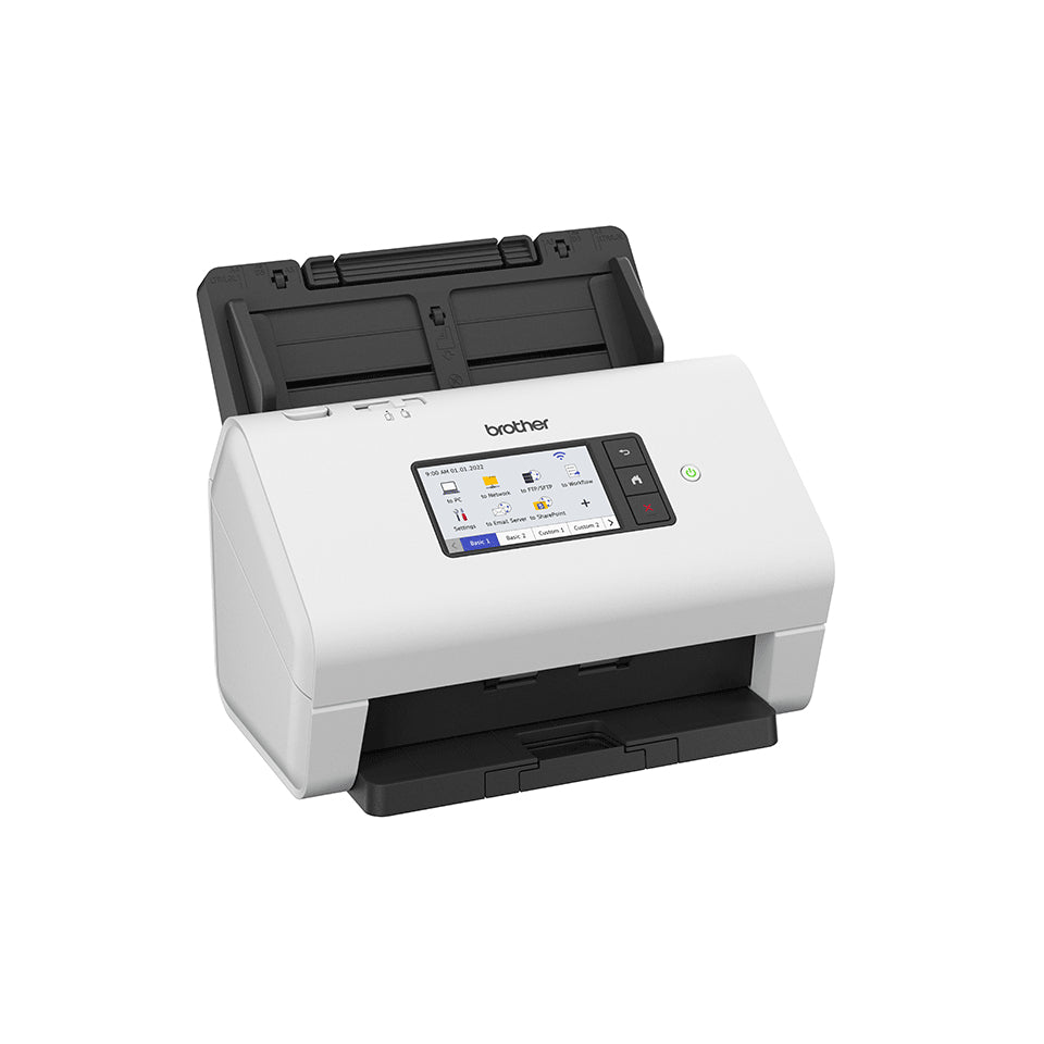 Brother ADS-4900W scanner Scanner con ADF + alimentatore di fogli 600 x 600 DPI A4 Nero, Bianco