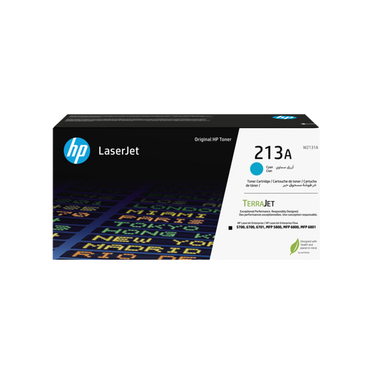 ORIGINAL HP toner ciano W2131A 213A ~3000 Seiten Cartuccia toner originale ciano LaserJet HP 213A
