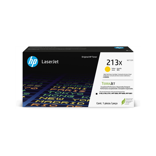 ORIGINAL HP toner giallo W2132X 213X ~6000 Seiten Cartuccia toner originale giallo ad alta capacità LaserJet HP 213X