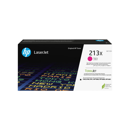 ORIGINAL HP toner magenta W2133X 213X ~6000 Seiten Cartuccia toner originale magenta ad alta capacità LaserJet HP 213X