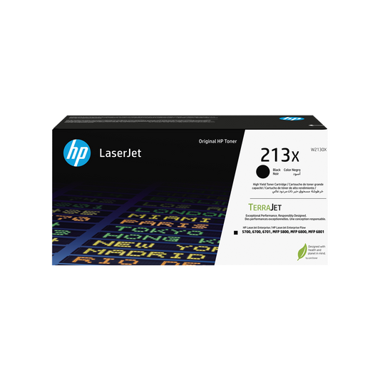 ORIGINAL HP toner nero W2130X 213X ~9000 Seiten Cartuccia toner originale nero ad alta capacità LaserJet HP 213X