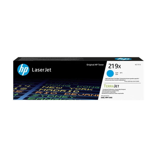 ORIGINAL HP toner ciano W2191X 219X ~2500 Seiten