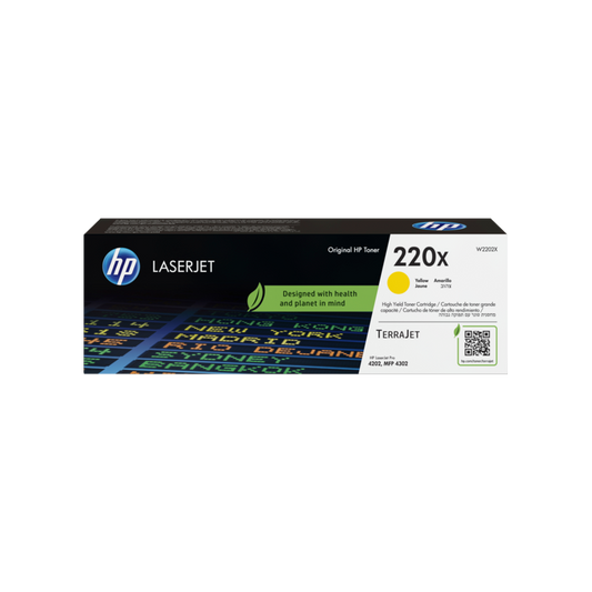 ORIGINAL HP toner giallo W2202X 220X ~5500 Seiten Cartuccia toner originale giallo LaserJet HP 220X