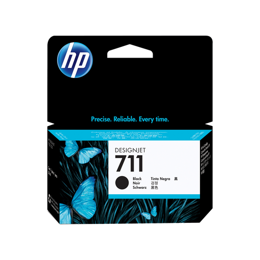 ORIGINAL HP Cartuccia d'inchiostro nero CZ129A 711 ~1100 Seiten 38ml ink cartridge, standard