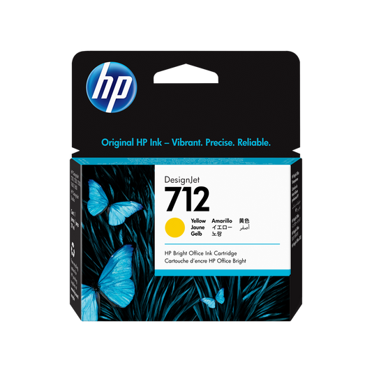 ORIGINAL HP Cartuccia d'inchiostro giallo 3ED69A 712 ~350 Seiten 29ml