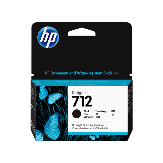 ORIGINAL HP Cartuccia d'inchiostro nero 3ED70A 712 38ml