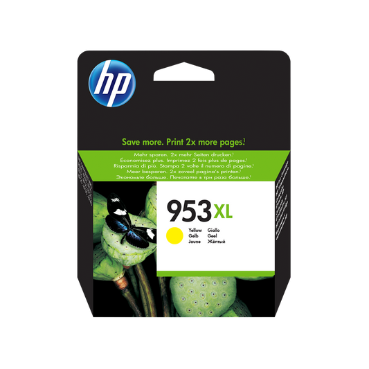 ORIGINAL HP Cartuccia d'inchiostro giallo F6U18AE 953 XL ~1450 Seiten