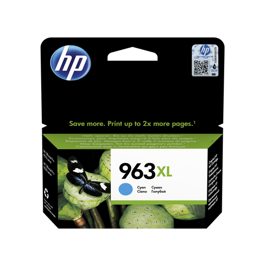 ORIGINAL HP Cartuccia d'inchiostro ciano 3JA27AE 963 XL ~1600 Seiten