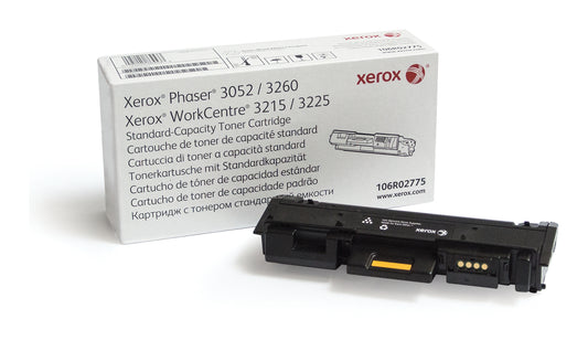 Xerox Cartuccia toner Nero a Capacità standard da 1500 Pagine per Phaser® 3052/3260, WorkCentre® 3215/3225 (106R02775)
