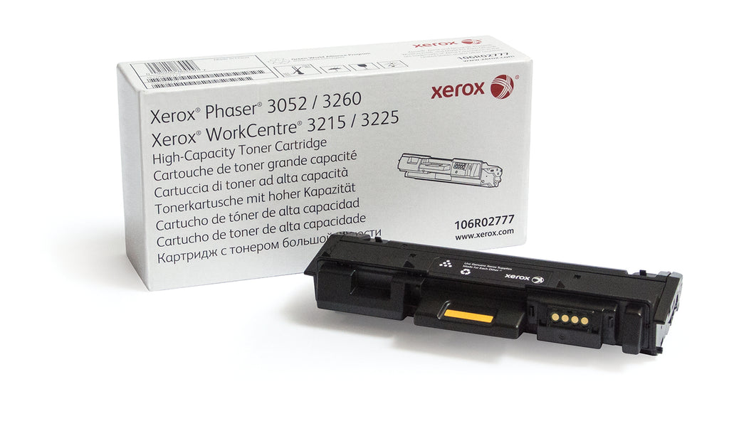 Xerox Cartuccia toner Nero a Alta capacità da 3000 Pagine per Phaser® 3052/3260, WorkCentre® 3215/3225 (106R02777)