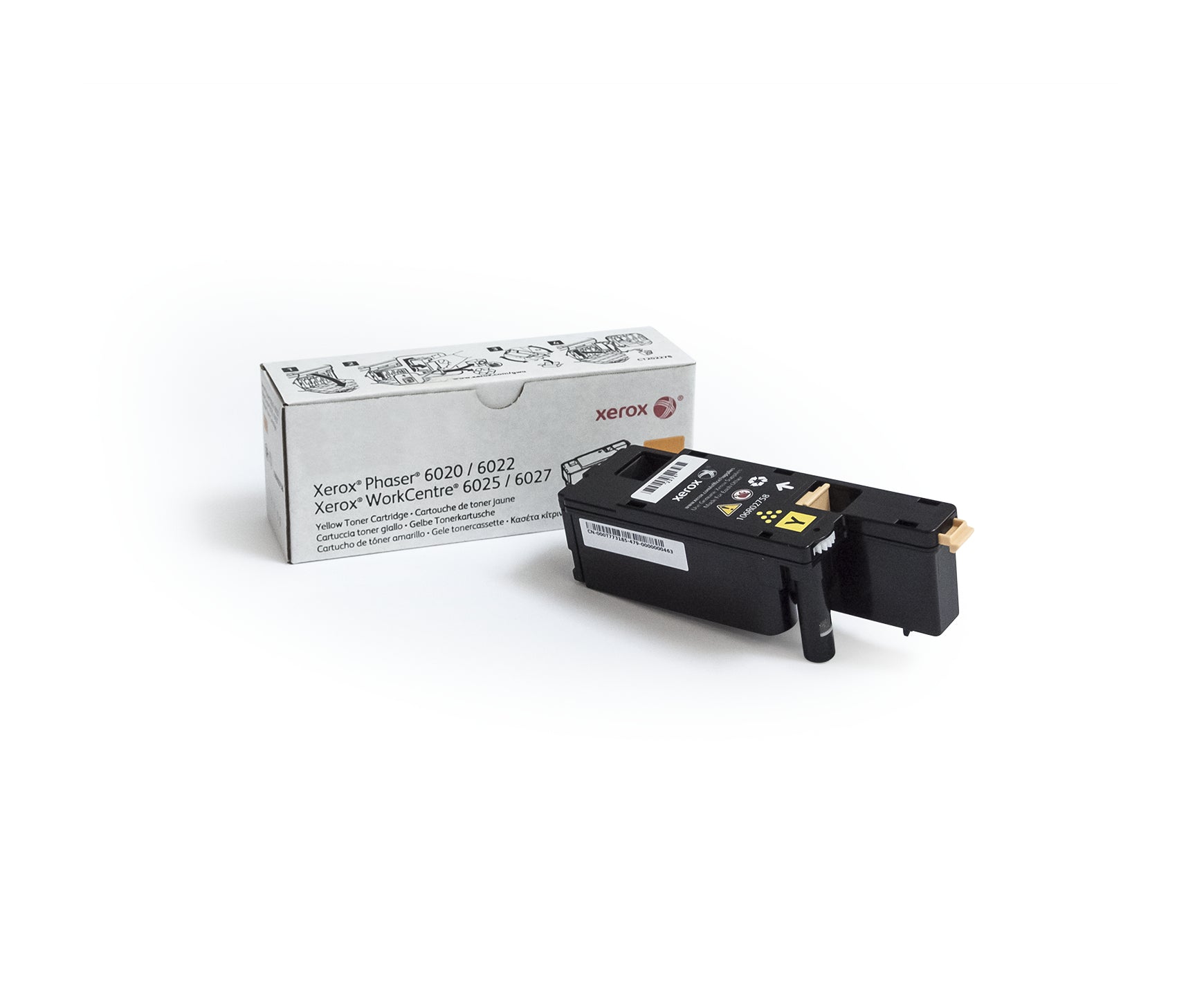 Xerox Cartuccia toner Giallo a Capacità standard da 1000 Pagine per Phaser® 6020/6022, WorkCentre® 6025/6027 (106R02758)