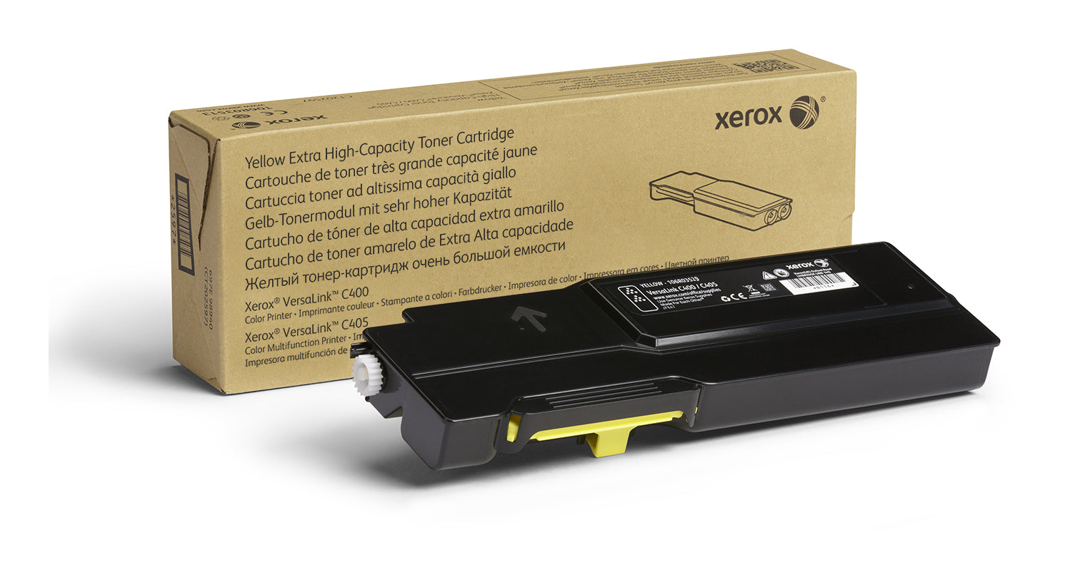 Xerox Cartuccia toner Giallo a Altissima capacità da 8000 Pagine per Stampante a colori ® VersaLink® C400/multifunzione a colori ® VersaLink® C405 (106R03529)