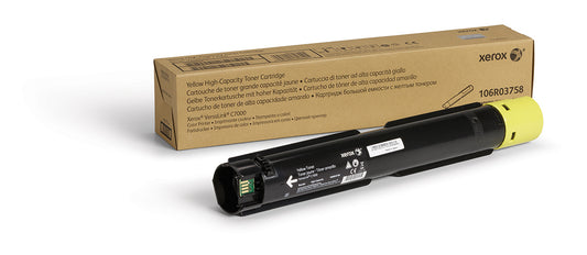 Xerox Cartuccia toner Giallo a Alta capacità da 10100 Pagine per Stampante a colori ® VersaLink® C7000 (106R03758)