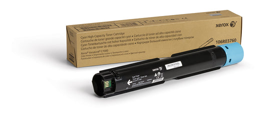Xerox Cartuccia toner Ciano a Alta capacità da 10100 Pagine per Stampante a colori ® VersaLink® C7000 (106R03760)