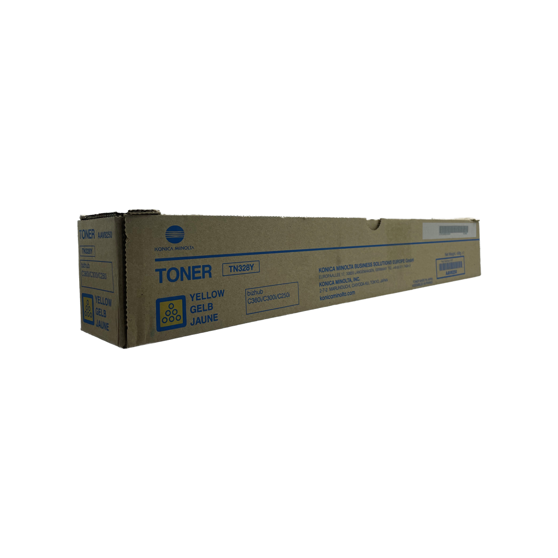 ORIGINAL Konica Minolta toner giallo AAV8250 TN328Y ~28000 Seiten