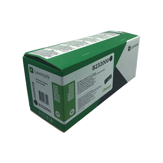 ORIGINAL Lexmark toner nero B232000 B/MB2338/2442/2546/2650 ~3000 Seiten Toner