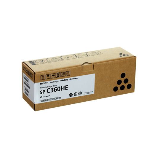 ORIGINAL Ricoh toner nero 408184 SP C360HEBK ~7000 Seiten