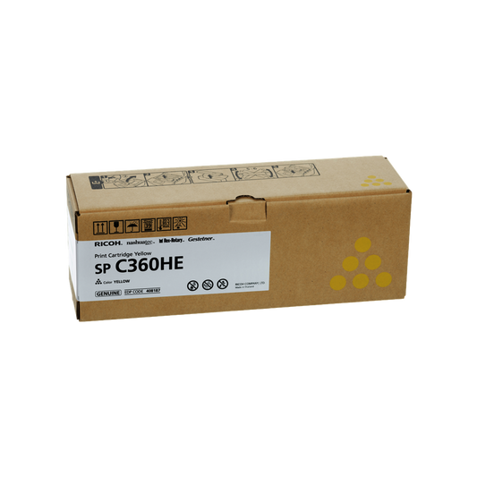 ORIGINAL Ricoh toner giallo 408187 SP C360HEY ~5000 Seiten