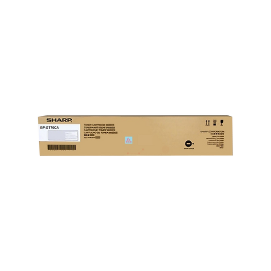 ORIGINAL Sharp toner ciano BP-GT70CA ~24000 Seiten